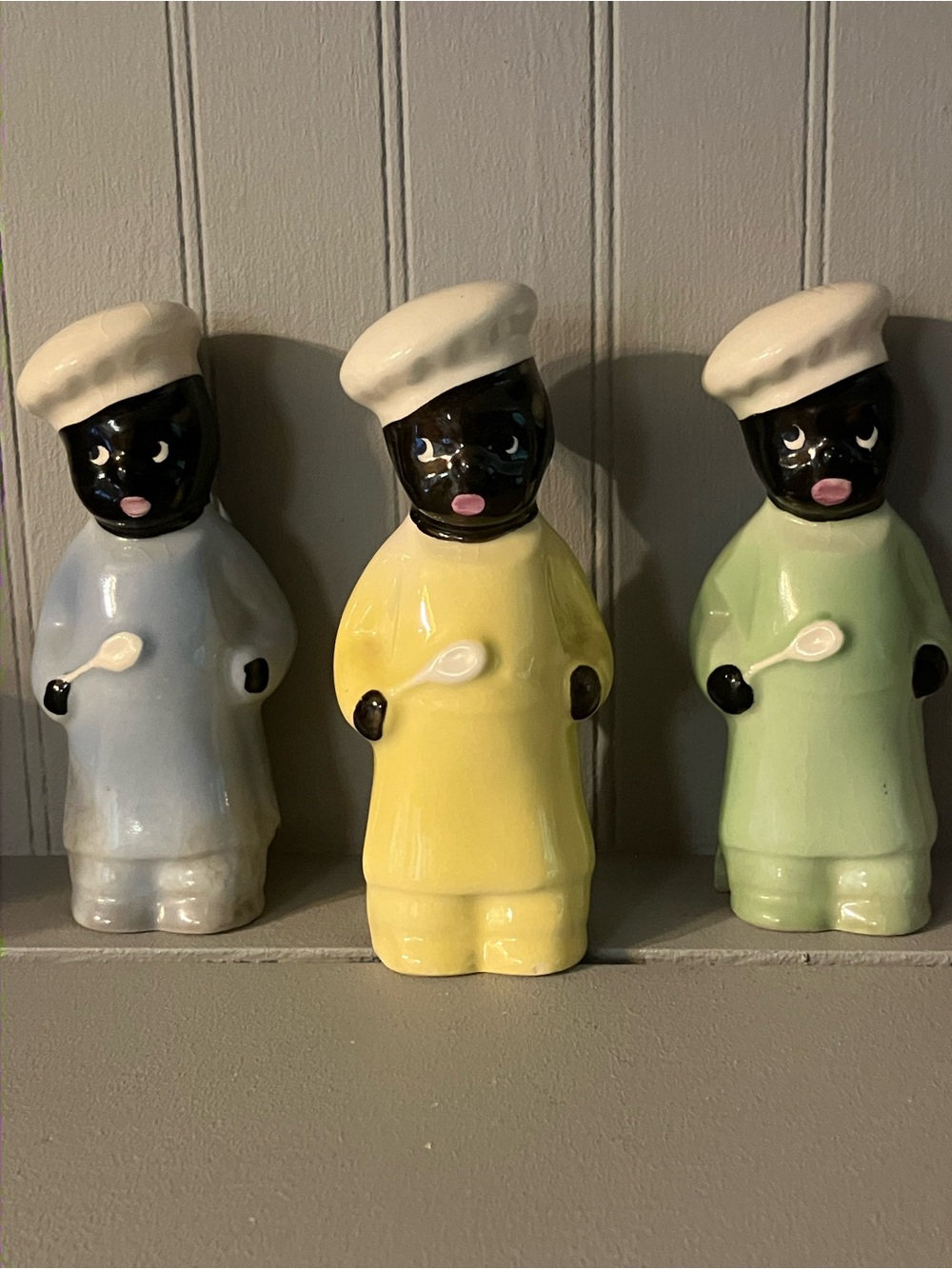 Aunt Jemima Black Americana Pie Birds. Super Shape and Originals. 4.5” Tall